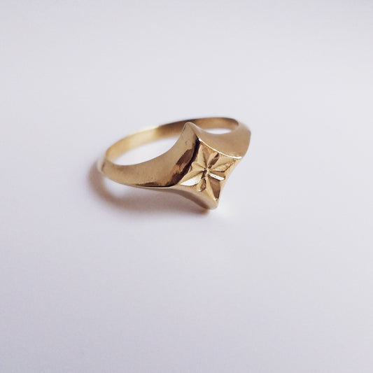 North Star Signet Ring